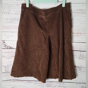 Eddie Bauer Brown Midi Skirt